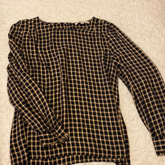 Tops - Loft Gingham blouse